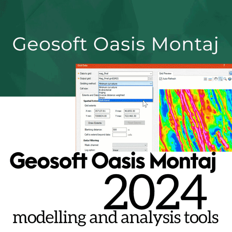 Geosoft Oasis Montaj 2024.1 加密狗版综合地球科学数据处理英文版稳定版 geosoft oasis montaj v2024.1补丁授权激活060313
