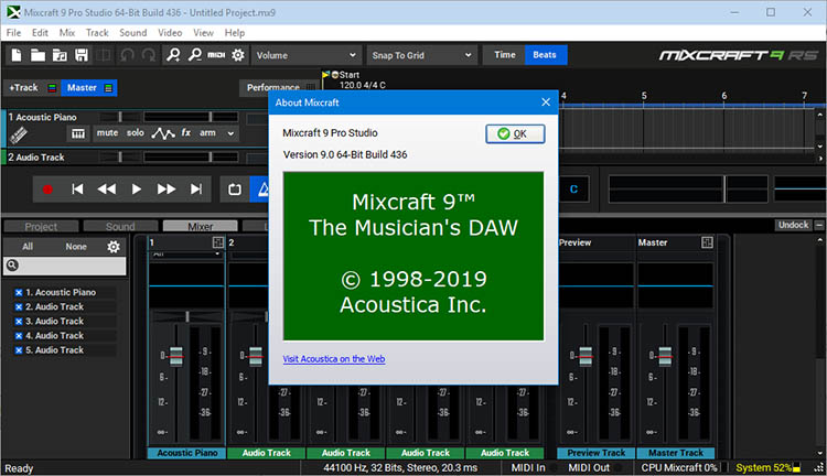 Acoustica Mixcraft Pro Studio 录音编辑到混音的全方位解决方案 Recording Studio音乐制作工具040331