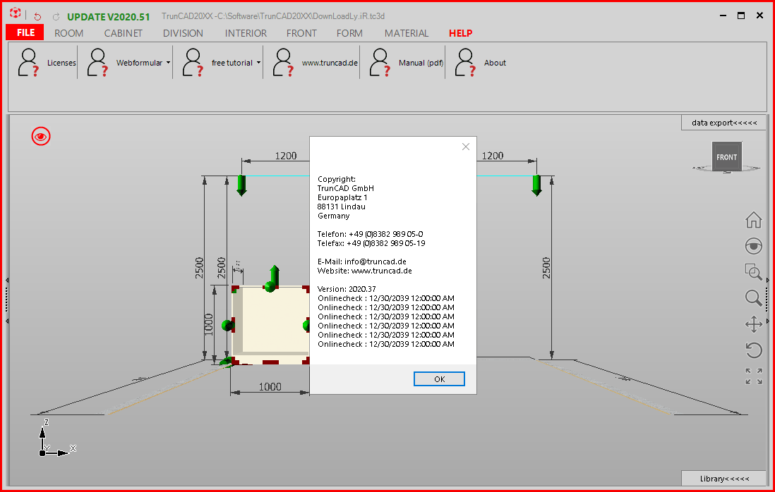 TrunCAD 2024.1 木匠和木匠使用 TrunCAD 规划、可视化和生产家具和厨房010332，速度比传统 CAD 快 90%