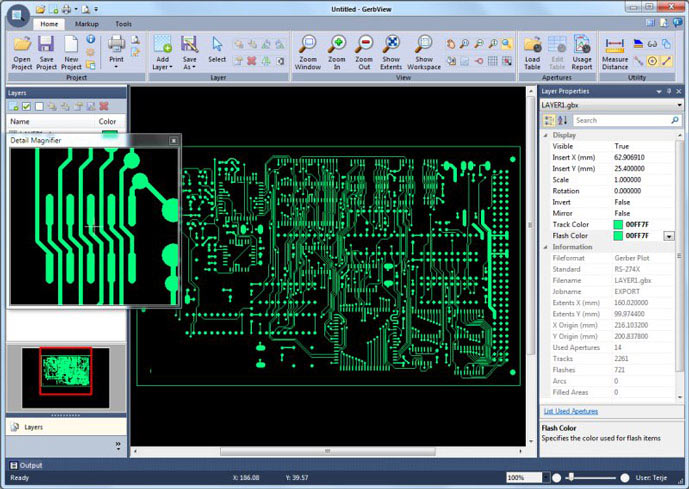 GerbView PCB文件查看 GerbView 10.30.0.537英文注册版020415