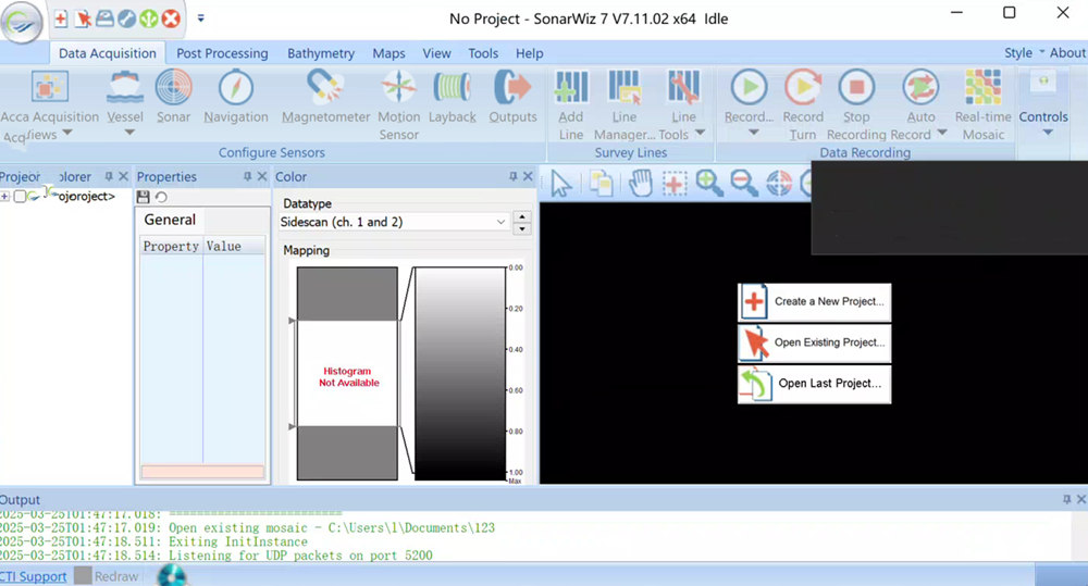 SonarWiz 7.11.02 加密狗版侧扫浅剖测深软件声纳测绘工具sonarwiz030225