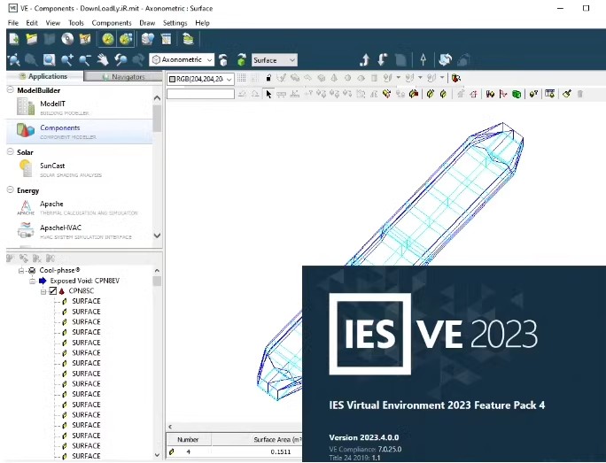 IES Virtual Environment IESVE 2023 加密狗版模拟整体建筑性能软件工具011346