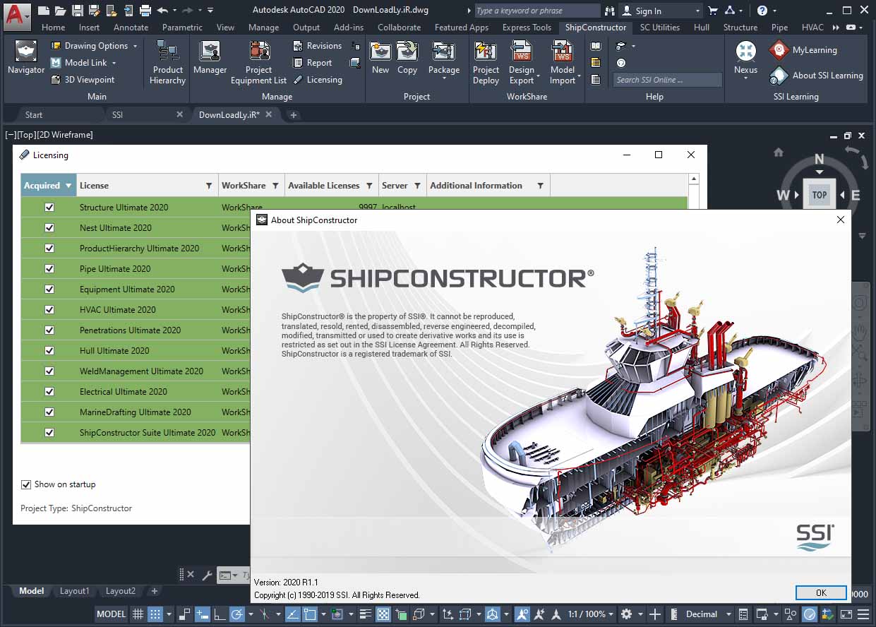 SSI ShipConstructor Suite Ultimate 2023R1 加密狗版 造船软件060891