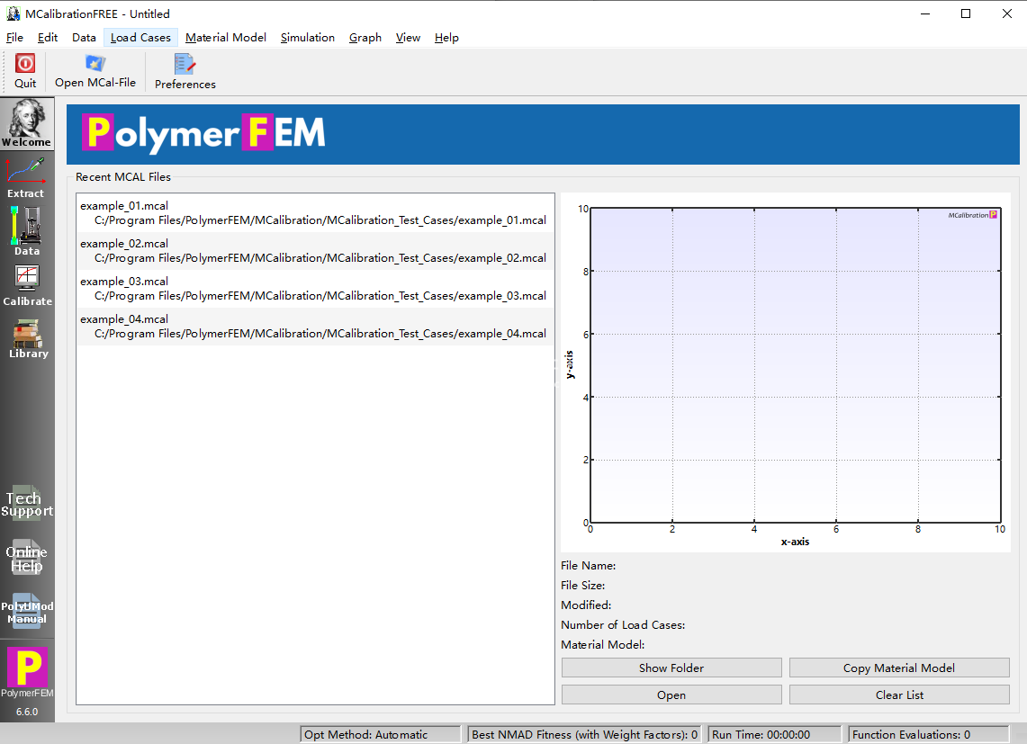 MCalibration 6.6.0 PolyUMod 6.4.2 高级非线性粘塑性材料模型软件 PolymerFEM PolyUMod 6.4.2 + MCalibration 6.6.0 工具