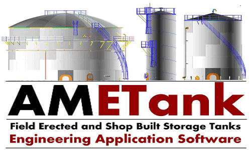 TechnoSoft AMETank v15.2.16 地上储罐设计配置分析软件technosoft ametank 储罐组件结构配件梯子等设计工具061009