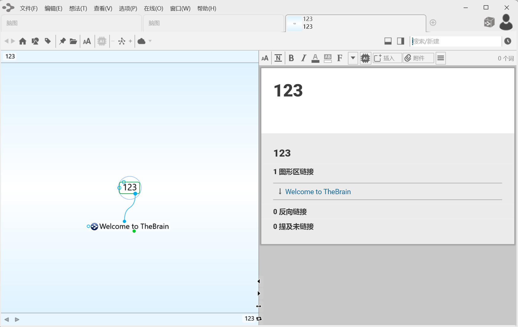 TheBrain 14.0.36.0 中文注册版 thebrain 知识网络工具050120