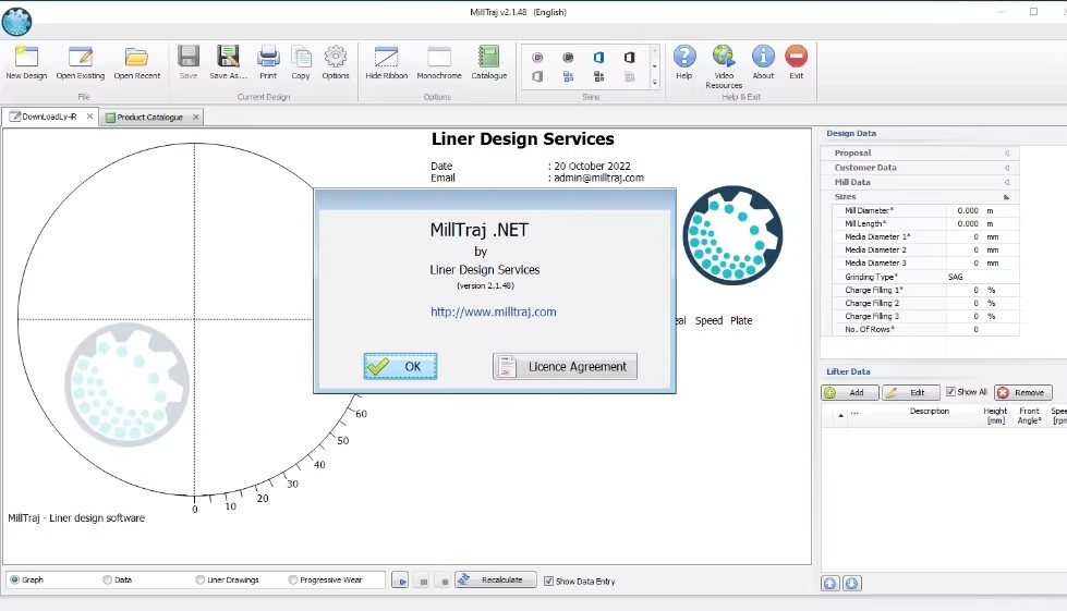MillTraj 衬垫设计解决方案 MillTraj 2.1 Liner Design Software软件010697