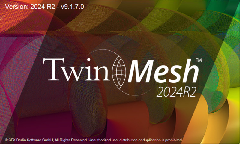 TwinMesh 2024 注册版完美激活版 TwinMesh 2024R2 v9.1.7.0 激活版 TwinMesh网格划分软件011143