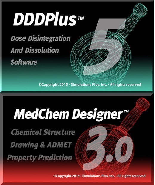 Simulations Plus DDDPlus 5.0 Win DDDPlus5.0 制药模拟和建模软件 MedChem Designer 3.0 体外溶解实验模拟软件工具060571