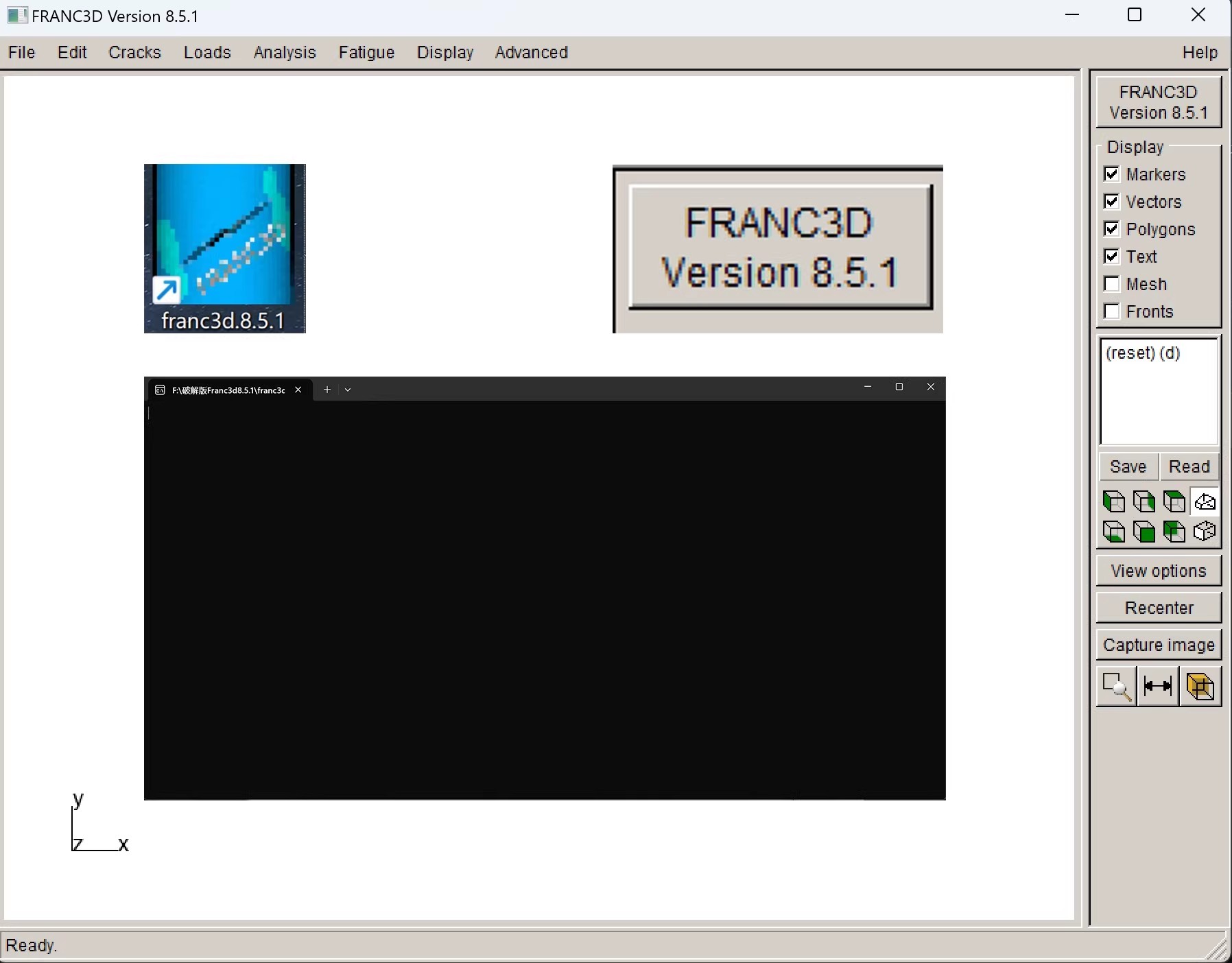 FRANC3D 8.5.1 三维裂纹扩展分析Franc3d 060318