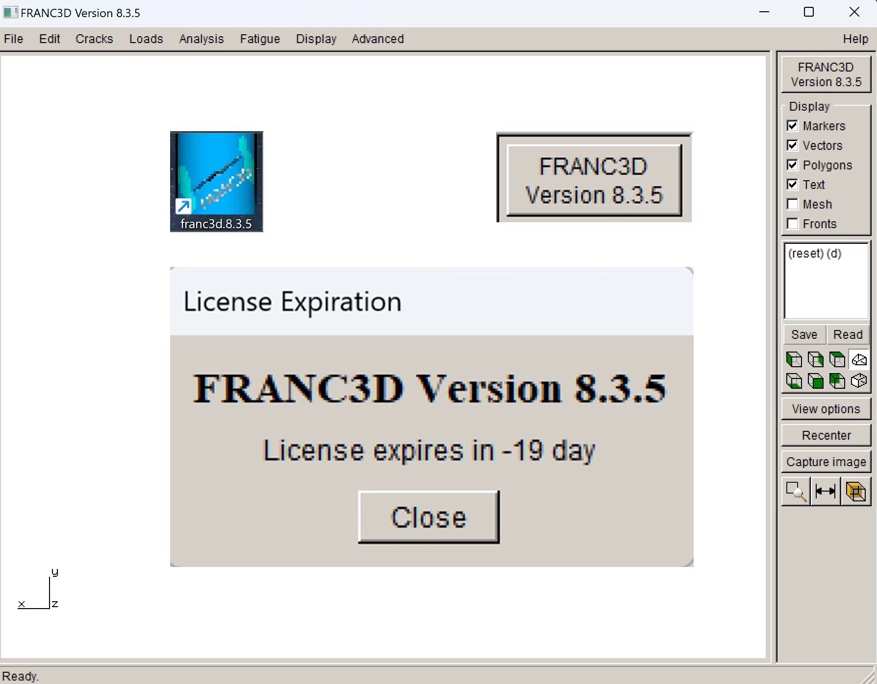 FRANC3D 8.3.5 三维裂纹扩展分析Franc3d 060318【】