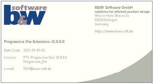 PTC Creo PDX (Progressive Die Extentions) 15.0 for Creo 9.0 Creo级进模扩展 PTC Creo PDX 软件工具010556