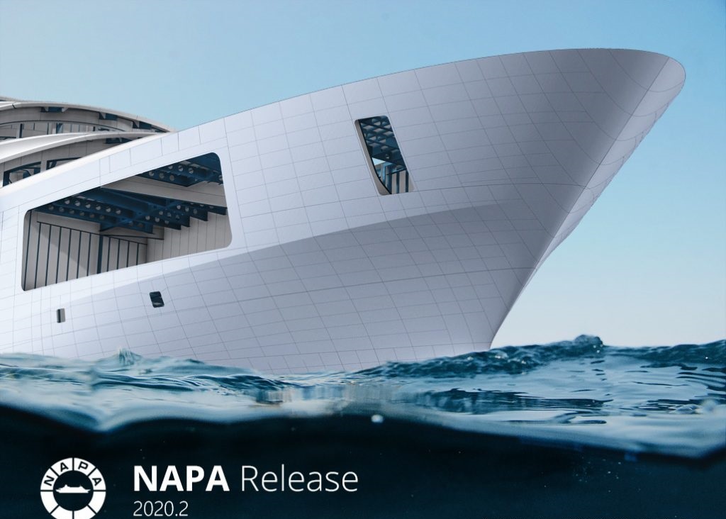 船舶设计软件Napa2020 型线设计 船体计算 大型船舶CAD软件01115