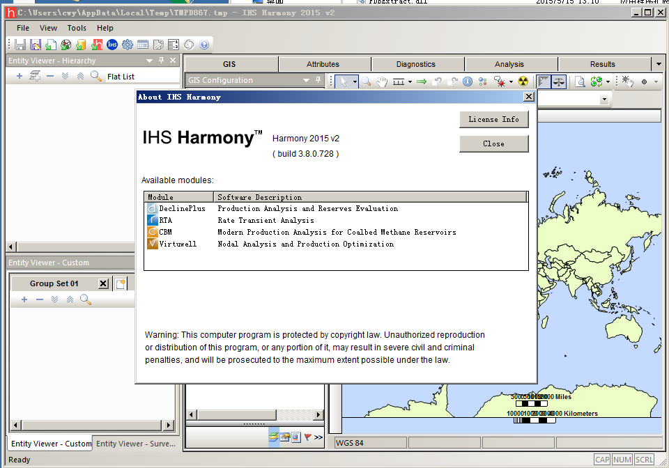 IHS Harmony Enterprise 2015.2 注册激活版 油井性能软件061015