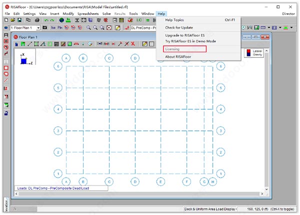 RISAFloor v12.0.5 英文激活版RISA Floor实用地板设计软件011381