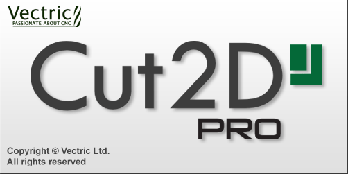Vectric Cut2D Pro 10.514 英文版 Vectric Cut2D Pro 零件设计切割软件010990