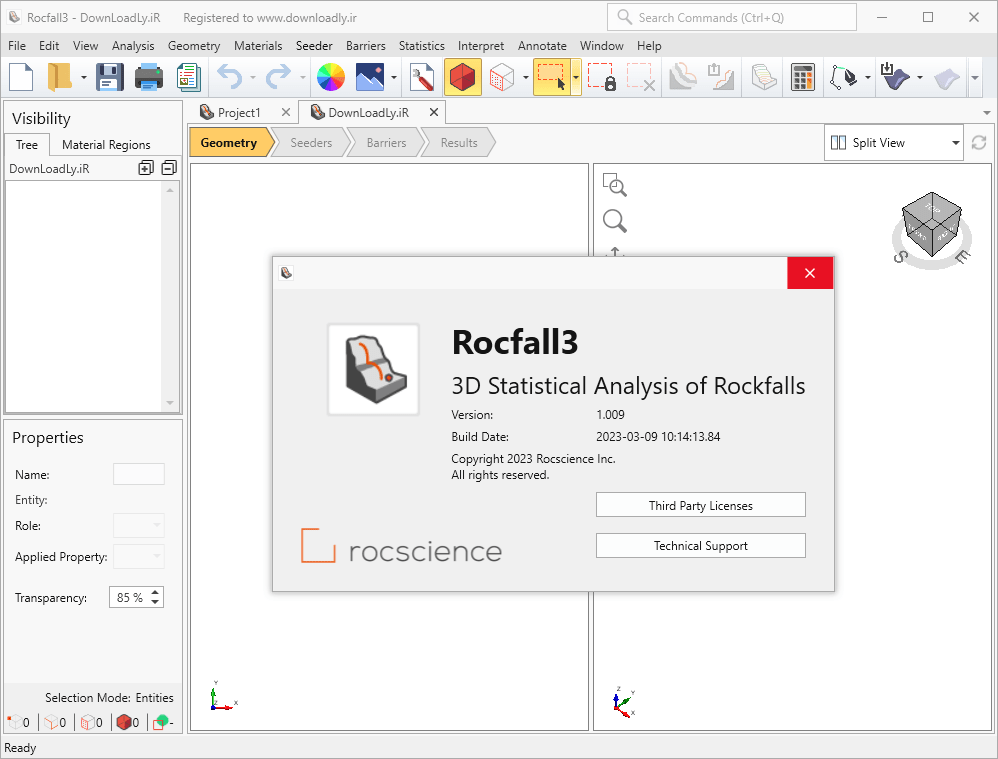 Rocscience RocFall3 v1.009 加密狗版 边坡三维评估软件060361