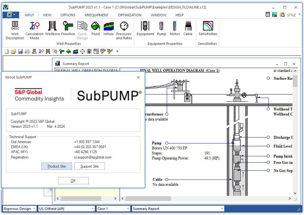 IHS SubPump 2023.1 一机一码注册版潜水电泵的设计与分析解决方案 SubPUMP Software 2023 软件工具011426