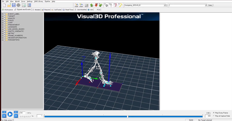 Visual 3D Professional v6 加密狗版 生物力学分析软件Visual3D Logiciel C-Motion 三维运动捕捉数据工具