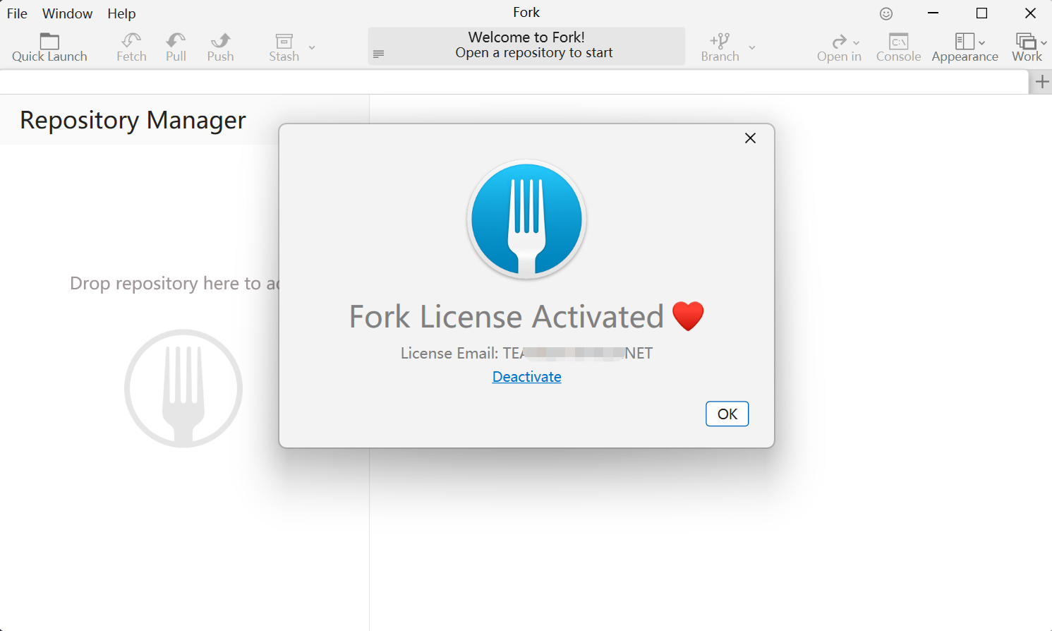 Danil Pristupov Fork 2.12.2 for Windows高效的Git客户端可视化工具080126