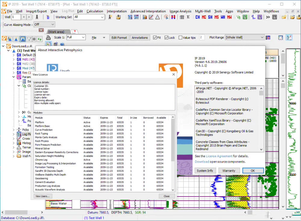 Interactive Petrophysics v4.5 2019.2902 地质学家储罐工程师和岩石物理学Interactive Petrophysics 简称IP软件060374