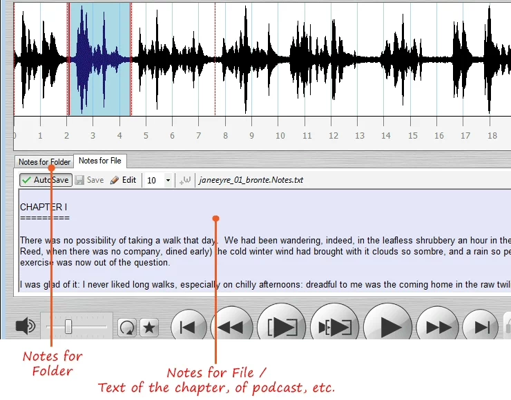 WorkAudioBook 4.7 听力训练与有声书分段播放器工具070144