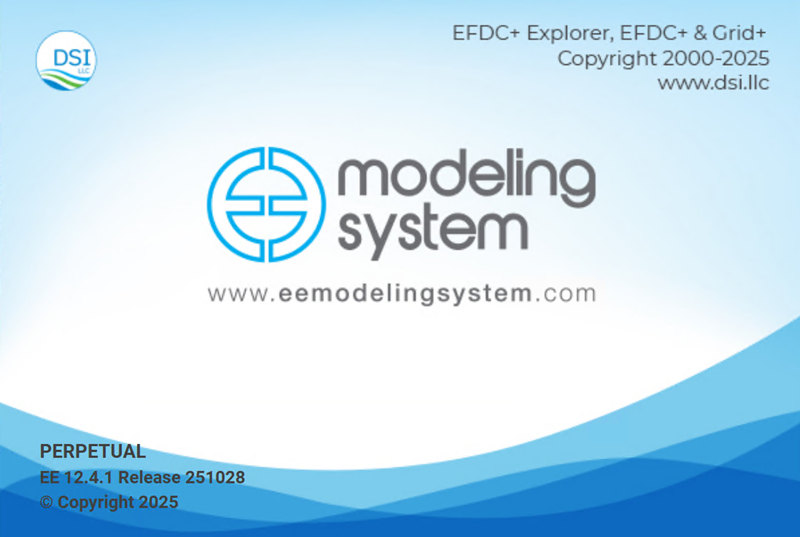 EEMS 12.4 一机一码注册版(EFDC+ Explorer 12.4.1 and Grid+ 1.2)软件 地表水建模 分析处理系统 流体动力学模型的网格生成工具061019