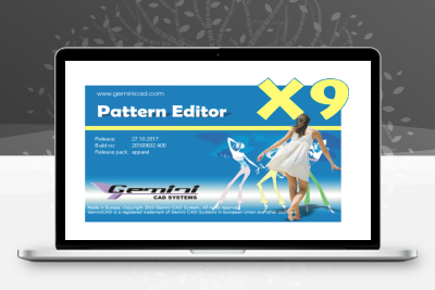 Gemini x9 Pattern Editor (2017) + PATCH 服装设计与排版软件立体设计工具