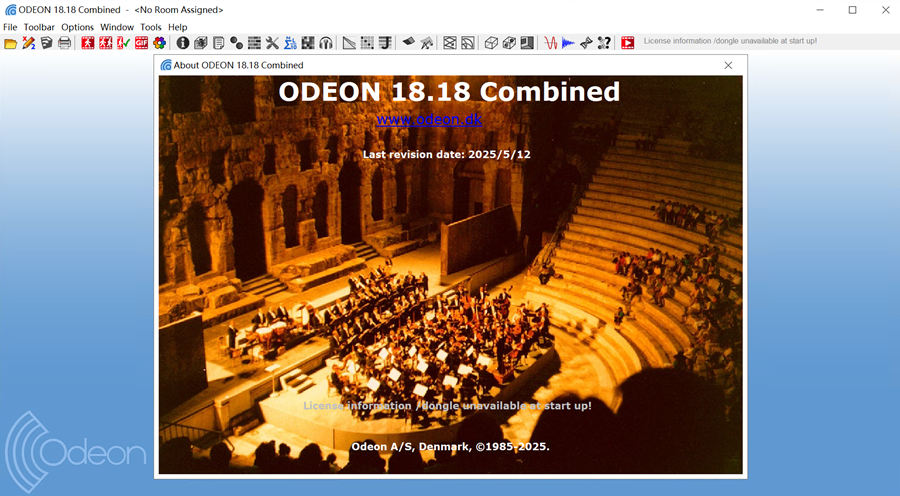 Odeon 18.18 加密狗版建筑声学模拟Odeon 18.18 激活版声学仿真软件综合版011347