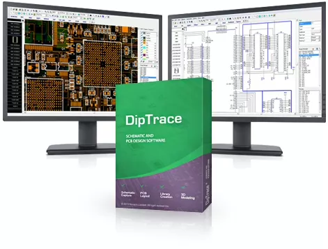 DipTrace 5.2.0.4 x64 原理图捕获PCB设计软件diptrace010748